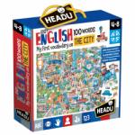 Headu Puzzle Educativ Headu - Invata Engleza, Orasul 108 piese (HE21000)