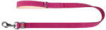 WAU DOG Classic bőr póráz rózsaszín, 20 mm x 122 cm