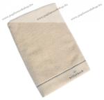 Billerbeck rizskötésű törölköző, Homok/Bézs, 50x100 cm