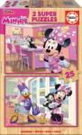 Educa Puzzle 2 in 1 (25+25 piese) Minnie Happy Helpers Puzzle