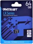 Patriot microSDXC LX Series 64GB C10/UHS-I PSF64GMDC10