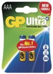 GP Batteries GP Ultra Plus AAA (LR03) alkáli mikro ceruza elem 2db/bliszter (B17112) - bestbyte