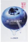 The Saem Mască din țesătură pentru față, cu extract de afine - The Saem Natural Mask Sheet Blueberry 21 ml Masca de fata