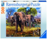 Ravensburger Puzzle Familie Elefanti, 500 Piese - Ravensburger (rvspa15040) Puzzle