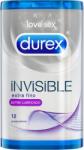 Durex Durex Invisible Extra Lubricated vékony óvszer 12db