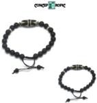  Bratara Lava cu Agata Tibetana Dzi - Rotund - Butoias - Accesorii de Argint 925 - 1 Buc - concepttropic - 66,00 RON