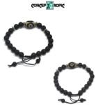  Bratara Lava cu Agata Tibetana Dzi - Rotund - Butoias - Accesorii de Argint 925 - 1 Buc - concepttropic - 60,00 RON