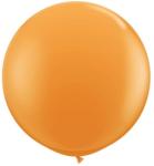  1 m-es Narancssárga Kerek Latex Lufi