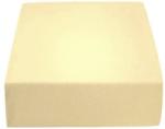  Cearsaf Jersey EXCLUSIVE cu elastic 90x200 cm crem