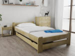  Pat Emily 80x200 cm, pin Saltele: Fara saltea, Somiera pat: Cu lamele drepte