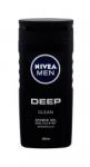 Nivea Men Deep Clean Body, Face & Hair gel de duș 250 ml pentru bărbați