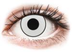 Gelflex CRAZY LENS - White Black - dioptriával napi lencsék (2 db lencse) - alensa