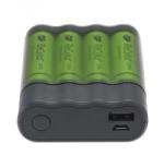 GP Batteries Acumulator portabil powerbank GP Charge Anyway 4x 2700mAh NiMh (GPACCX411004) - sogest