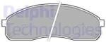 DELPHI set placute frana, frana disc DELPHI LP1671 (LP1671)