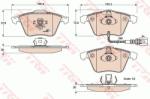 TRW set placute frana, frana disc TRW GDB1616 - automobilus