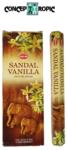  Betisoare Parfumate HEM Sandal Vanilla - 15 g - Cristalul Armoniei Divine - Incense Sticks - 1 Set