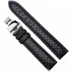 Tissot Curea ceas neagra din piele neagra / maro 18mm 19mm 20mm 21mm 22mm 23mm 24mm WZ963 (WZ963)