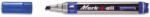 STABILO Marker permanent Stabilo Mark-4-All, corp plastic, varf retezat, 1-4 mm, albastru (SW65341) - forit