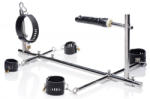 Master Series Imprisoned Metal Stockade with Dildo