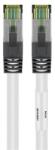 Goobay Cablu de retea RJ45 S/FTP CAT 8.1 cu mufe CAT 6A 7.5m Alb, Goobay G55128 (G55128)