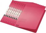 Leitz Dosar carton color, pentru incopciat, coperta 1/1, certificare Blue Angel, rosu, 50 buc/set, Leitz PCKE37460025