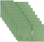 Leitz Dosar carton color, cu sina, verde 50 buc/set Leitz PCKE30000055