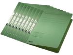 Leitz Dosar carton color, pentru incopciat, coperta 1/1, certificare Bue Angel, verde, 50 buc/set Leitz PCKE37460055