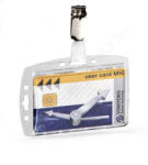 DURABLE Azonosítókártya tartó - zárt AKRYL + fém csipesz (8005-19)