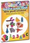 Pigna Hartie glasata autocolanta A4 Pigna Colour Kids, 10 culori (FYHG02)