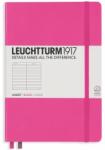 LEUCHTTURM1917 Caiet cu elastic A5, 125 file, dictando, Leuchtturm1917 roz LT348109