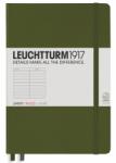 LEUCHTTURM1917 Caiet cu elastic A5, 125 file, dictando, Leuchtturm1917 verde army LT348101