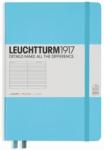 LEUCHTTURM1917 Caiet cu elastic A5, 125 file, dictando, Leuchtturm1917 bleu LT357480