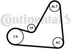 Continental Ctam Set curea transmisie cu caneluri CONTINENTAL CTAM 6PK1070K3 (6PK1070K3) - automobilus