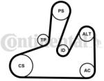 Continental Ctam Set curea transmisie cu caneluri CONTINENTAL CTAM 6PK1740K4 (6PK1740K4) - automobilus