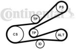 Continental Ctam Set curea transmisie cu caneluri CONTINENTAL CTAM 6PK1045K3 (6PK1045K3) - automobilus
