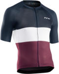Northwave - tricou pentru ciclism cu maneca scurta Blade Air - negru alb bordo (89211029-08)