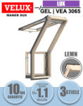 Velux Fereastra mansarda iesire terasa VELUX GEL | VEA 3065, lemn de pin, 3 sticle