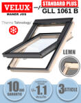 Velux Fereastra mansarda VELUX GLL 1061B, lemn, 3 sticle, maner jos (GLL CK04 1061B)