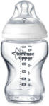 Tommee Tippee Самостерилизиращо се стъклено шише Tommee Tippee - Natural Start, 0m+, 250 ml (TT.0016) - ozone