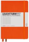 LEUCHTTURM1917 Caiet cu elastic A5, 125 file, matematica, Leuchtturm1917 portocaliu LT342935