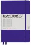 Leuchtturm Caiet cu elastic A5, 125 file, matematica, Leuchtturm1917 violet LT346686