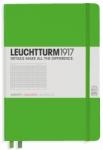 LEUCHTTURM1917 Caiet cu elastic A5, 125 file, matematica, Leuchtturm1917 vernil LT357489