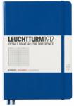 LEUCHTTURM1917 Caiet cu elastic A5, 125 file, matematica, Leuchtturm1917 albastru royal LT342706