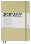 LEUCHTTURM1917 Caiet cu elastic A5, 125 file, matematica, Leuchtturm1917 nisipiu LT354593