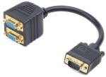 VGA Splitter Male to 2x VGA Female CC-VGAX2-20CM