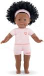 Corolle Öltöztethető játékbaba Pauline Ma Corolle göndör fekete hajkorona és barna pislogó szemek 36 cm 4 évtől (CO200100)