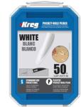 Kreg Тапи за винтови сглобки, плстмасови 50 броя / Kreg CAP-WHT-50 / (Kreg CAP-WHT-50)