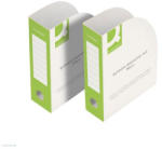 Q-CONNECT Iratpapucs 80mm karton zöld-fehér Q-Connect