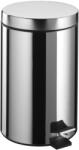 Green Clean Pedálos hulladékgyűjtő kerek 3L, r. m. acél, fényes (GCP2C)