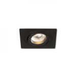 Rendl light studio PASADENA GU10 SQ I süllyesztett lámpa fekete 230V GU10 50W